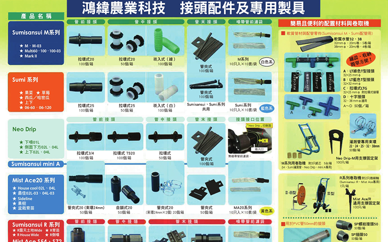 各式接頭及配件
