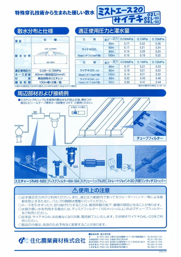花卉果菜類適用 2